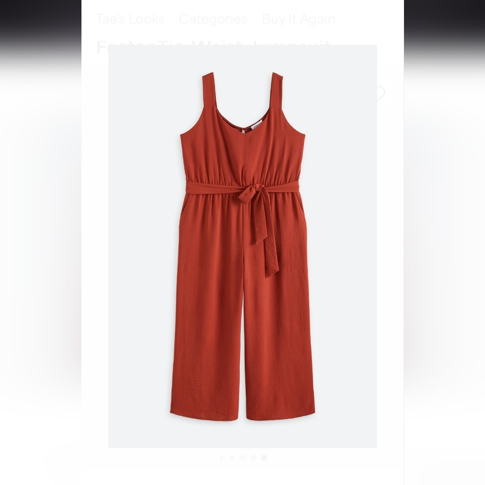 Elegant Rust Jumpsuit